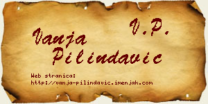 Vanja Pilindavić vizit kartica